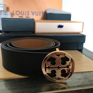 Tory Burch 1 1/2 inch Reversible Belt